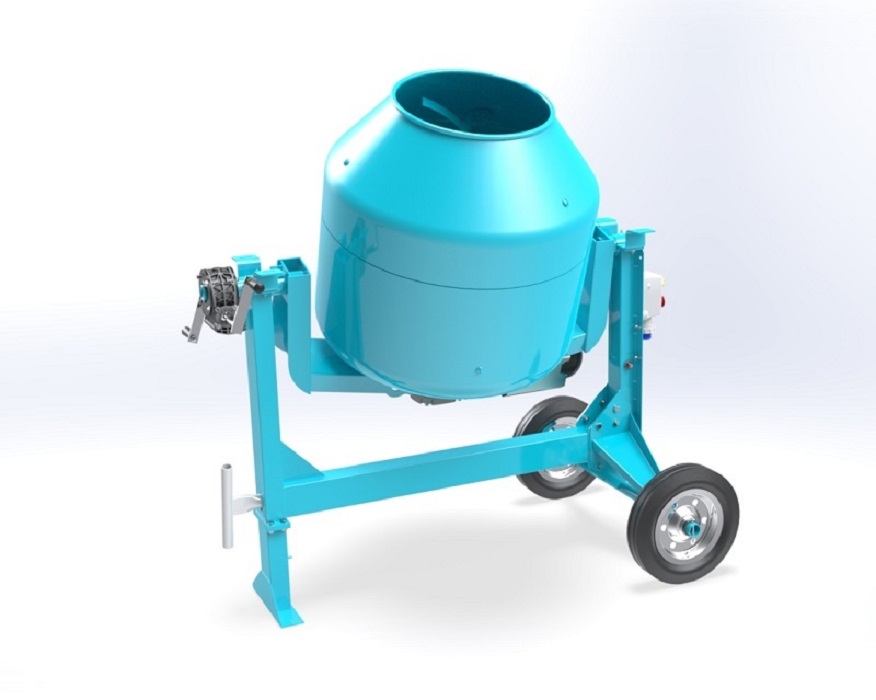 Electric concrete mixer C 320 SBL OMAER Concrete mixers with silent